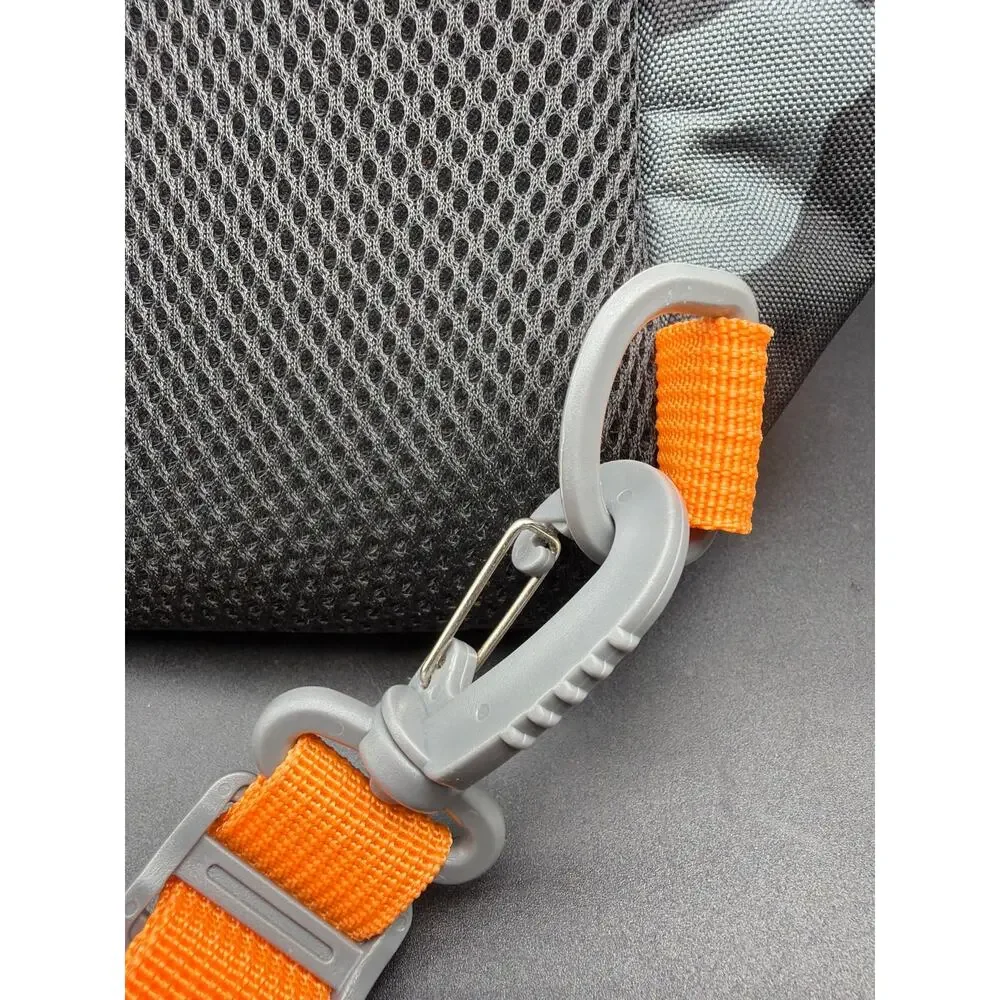LINID Tactical Dog Backpack Camo Orange Adjustable Hiking Training Pack